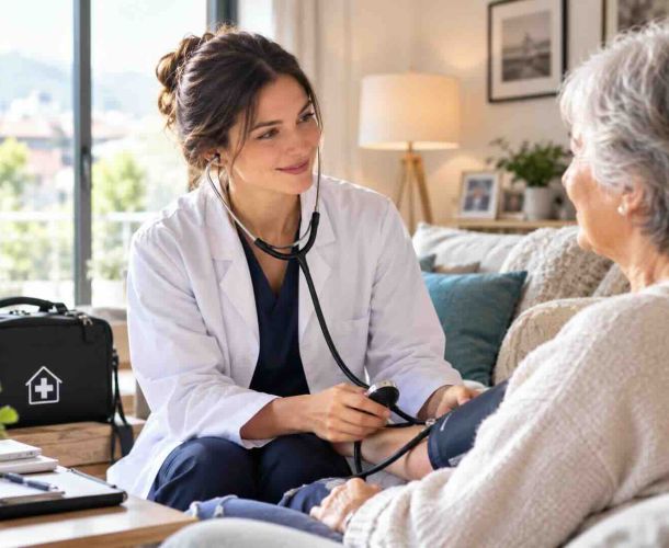 Seniors à Écublens : recevoir la visite d'un médecin à domicile prendre RDV avec le centre medical MEDERI d'Ecublens